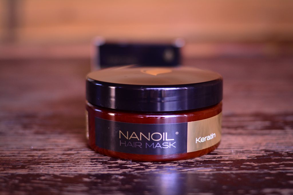 keratin hårinpackning Nanoil